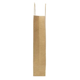 Bolsa Papel Kraft para Botellas Asas 18+8x39cm (250 Uds)