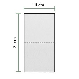 Servilletas de Papel Tissue 2C en V Blanca 11x21cm (8.000 Uds)