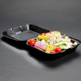 Envase Foam MenuBox Negro 1C 185x155x70mm (500 Uds)