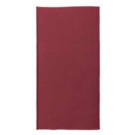 Servilleta Canguro de Papel Punta-Punta 40x40cm Burdeos (30 Uds)