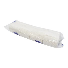 Servilletas Miniservis de Papel 17x17cm Blanca (400 Uds)
