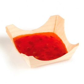 Bandeja de Bambu 40x40x15mm (2000 Uds)