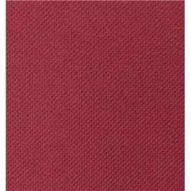 Servilleta de Papel Punta-Punta 40x40cm 2C Burdeos (50 Uds)
