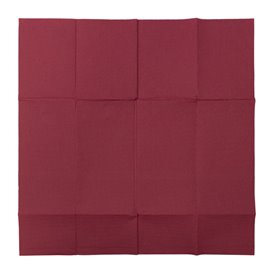 Servilleta Canguro de Papel Punta-Punta 40x40cm Burdeos (30 Uds)