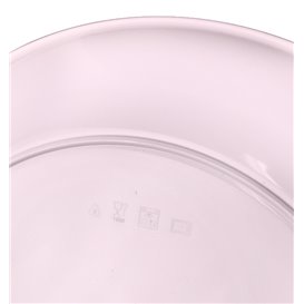 Plato Reutilizable Durable PP Mineral Rosa Ø23,5cm (6 Uds)