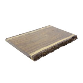 Bandeja Presentación Rectangular Madera 30,5x20,3cm (1 Ud)