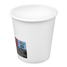 Vaso Cartón 4Oz/120ml Blanco (50 Uds)