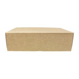 Caja Pastelería de Cartón Kraft 20,4x15,8x6cm 1kg (20 Uds)