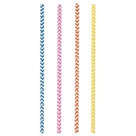 Caña de Papel Recta Colores Ø8mm 40cm (3.000 Uds)