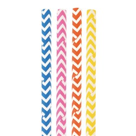 Caña de Papel Recta Colores Ø8mm 40cm (50 Uds)