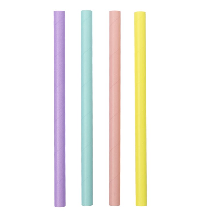 Caña de Papel Recta Colores Ø1,2cm 20cm (3.000 Uds)