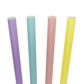 Caña de Papel Recta Colores Ø1,2cm 20cm (3.000 Uds)