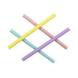 Caña de Papel Recta Colores Ø1,2cm 20cm (50 Uds)