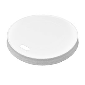 Tapa Travel con Agujero de Papel Blanca Ø8,0cm (1.000 Uds)