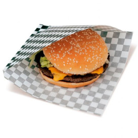 Bolsa Antigrasa Abierta 2 Lados Negra 16x16,5cm (5000 Uds)