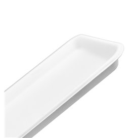 Bandeja Caña de Azúcar Blanca de Azúcar 22,5x16cm (50 Uds)