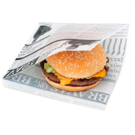 Bolsa Antigrasa Abierta 2 Lados 16x16,5cm (5000 Uds)