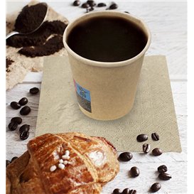 Vaso Cartón 3Oz/100ml Kraft-Kraft Ø5,8cm (1.500 Uds)