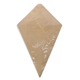 Cono Kraft Pestaña para Salsa 26,5cm 250g (50 Uds)