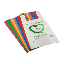 Bolsa Plástico Camiseta Reutilizable 42x53cm 50µm (100 Uds)