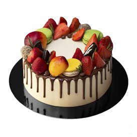 Disco de Cartón Negro y Blanco 29cm (100 Uds)