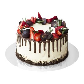 Disco de Cartón Negro y Blanco 29cm (100 Uds)