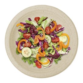 Plato de Pulpa de Trigo Natural Ø18cm (50 Uds)