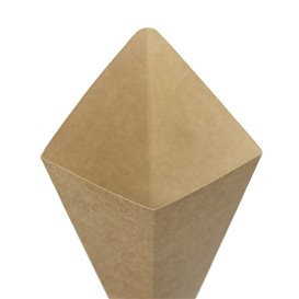 Cono Kraft Pestaña para Salsa 19,5cm 100g (50 Uds)