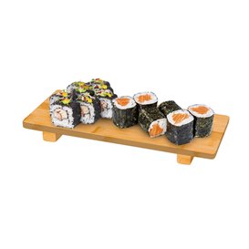 Bandeja de Bambú para Sushi 30x11x2,5cm (1 Ud)