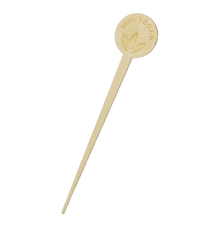 Pincho de Bambú Vegano 10cm (600 Uds)