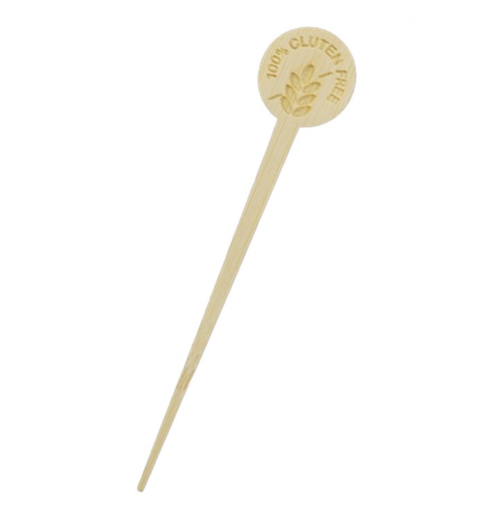 Pincho de Bambú Sin Gluten 10cm (50 Uds)