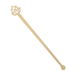 Agitador de Bambú Flor de Loto 14cm (50 Uds)