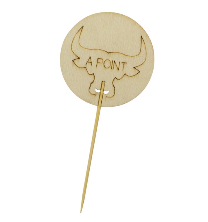 Palillo de Cocina de Bambú “A Point” 9cm (1200 Uds)