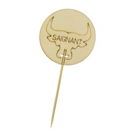 Palillo de Cocina de Bambú “Saignant” 9cm (1200 Uds)