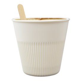 Vaso Reutilizable Durable PP Crema 230ml Ø9,6cm (5 Uds)