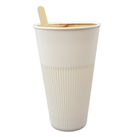 Vaso Reutilizable Durable PP Crema 470ml Ø9,6cm (100 Uds)