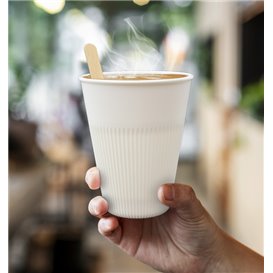 Vaso Reutilizable Durable PP Crema 355ml Ø9,6cm (100 Uds)