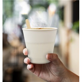 Vaso Reutilizable Durable PP Crema 230ml Ø9,6cm (100 Uds)