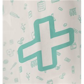 Bolsa de Papel Blanca Farmacia 14+7x27cm (125 Uds)