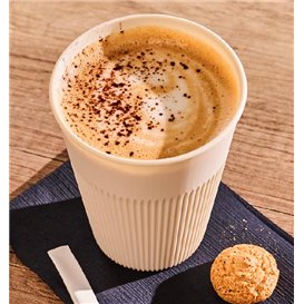 Vaso Reutilizable Durable PP Crema 355ml Ø9,6cm (100 Uds)