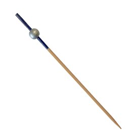 Pincho de Bambú Azul/Plata 10cm (1.200 Uds)