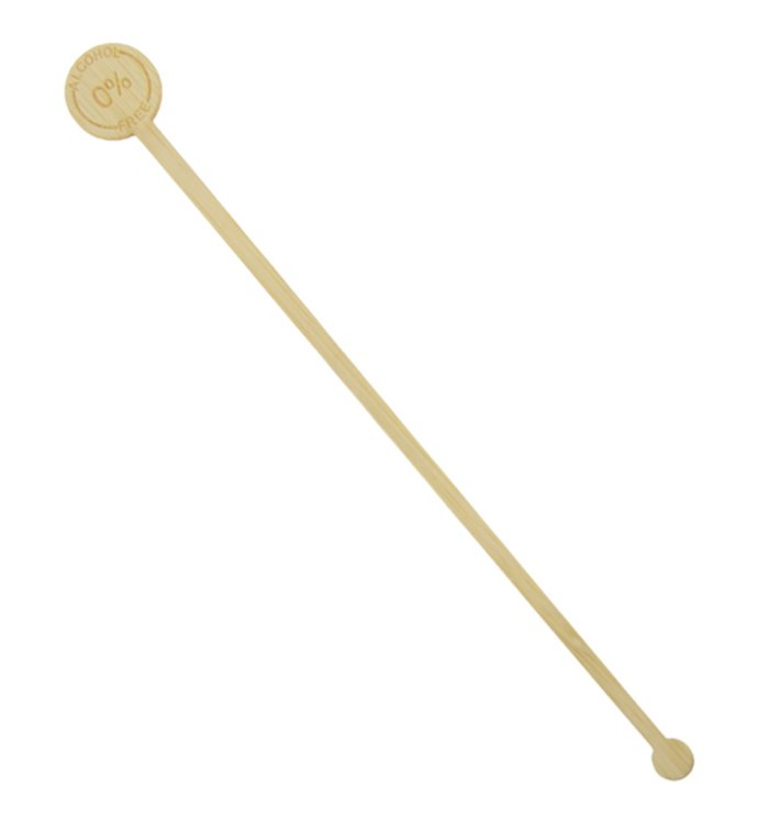 Agitador de Bambú 0% Alcohol para Bebida 18cm (50 Uds)