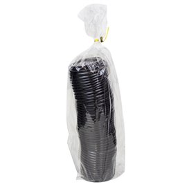 Tapa Travel con Agujero PS para Vaso Cartón Negra Ø6,2cm (1.000 Uds)