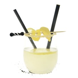 Pinchos de Bambú Decorados en Blanco y Negro 12cm (1.200 Uds)