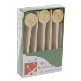 Palillo Marcador de Bambú Organic 10cm (600 Uds)