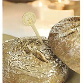 Palillo Marcador de Bambú Gluten Free 10cm (50 Uds)
