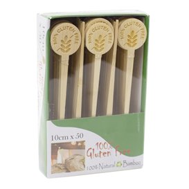 Palillo Marcador de Bambú Gluten Free 10cm (50 Uds)