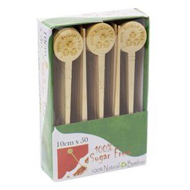 Palillo Marcador de Bambú Sugar Free 10cm (600 Uds)