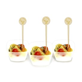 Palillo Marcador de Bambú Veggie 10cm (600 Uds)