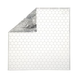 Papel Aluminio Antigrasa Plata 41*41cm (500 Uds)